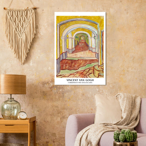 Artfulprints  Vincent van Gogh - Corridor in the Asylyum   poster 70x100 cm - vtwonen shop
