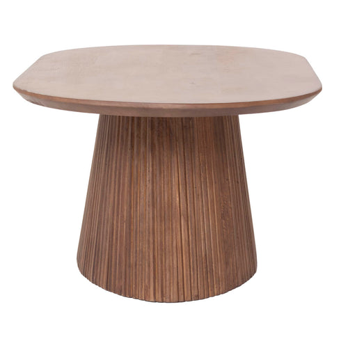 Giga Meubel Salontafel Salvador - Donkerbruin Hout - 90x55x38cm