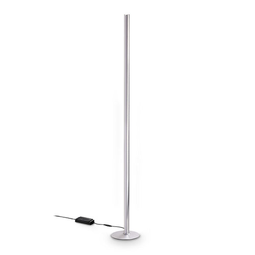 Ideal Lux DORICA Geïntegreerde LED-vloerlamp van staal, 6000lm, 3000K, dimbaar.