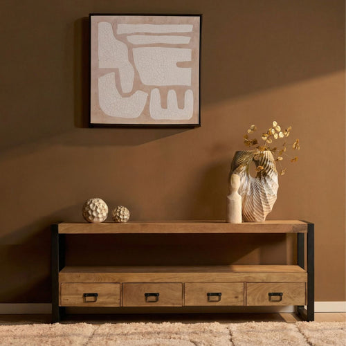 Starfurn Tv-meubel Britt - Naturel Hout - 180x45x60cm