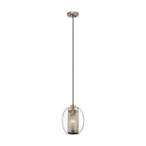 Elstead Kichler Asher Koepel Hanglamp Plafondlamp Antiek Pewter