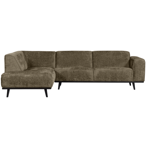 WOOOD hoekbank links Statement - Polyester - Bonsai - 77x274x210 - vtwonen shop