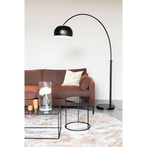 Zuiver Metal Bow Vloerlamp/ Booglamp Zwart - vtwonen shop
