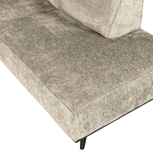 WOOOD hoekbank rechts Statement - Polyester-Wheatfield-77x274x210