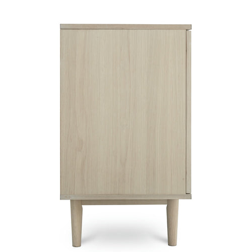Furnhouse 3-deurs dressoir Kerteminde - Witte olie - MDF, eikenfineer - 45x160x80