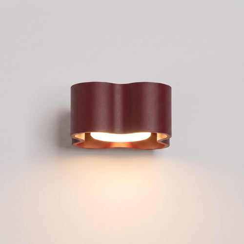 Sollux Lighting Wandlamp OVIO bordeaux Gx53 - 12x14,5x6cm