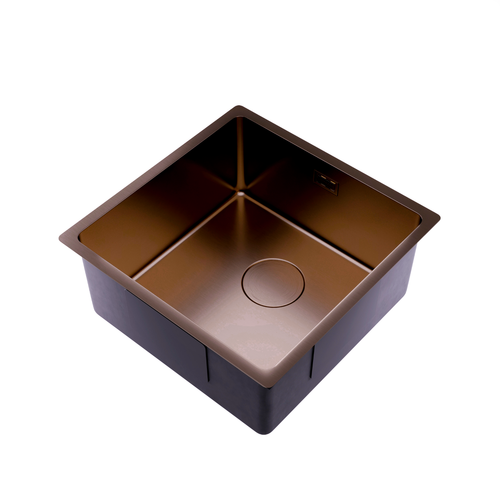 LOMAZOO Spoelbak Keuken Magnex - 40 x 40 cm - Koper - RVS