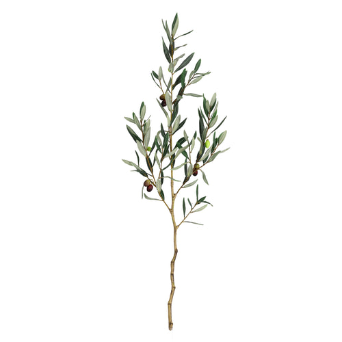 Maxifleur Olijf kunsttak Deluxe 91cm met vruchten