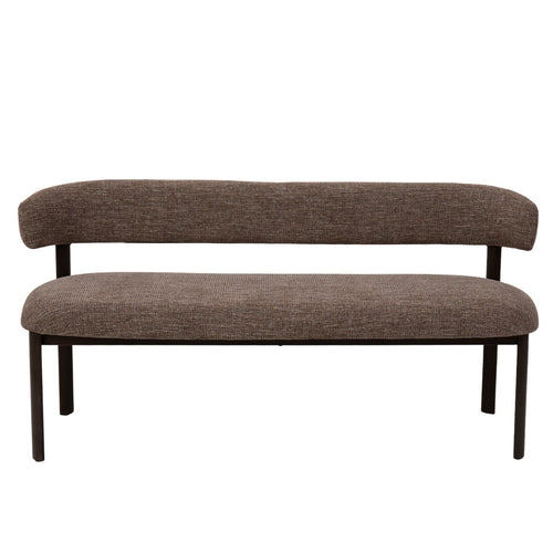 DÉJA Living Eetkamerbank Alamo - Taupe/Brons - 200cm