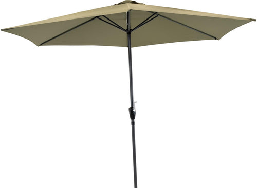Lesli Living push-up parasol Gemini - groen - Ø300cm