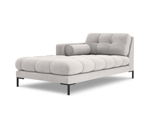 Cosmopolitan Design linker meridiaan Bali flueel, geld - 185x102x75cm