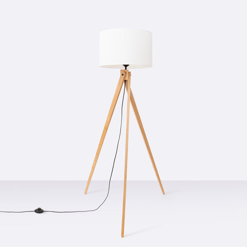 Sollux Lighting Staande lamp NATT wit - 77x77x140cm