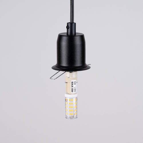 Sollux Lighting Hanglamp HYPERION 1 zwart - 20x20x125cm