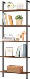 FurniLux 5-Laags Wand gemonteerde Opbergladder - 60x30x186cm - vtwonen shop