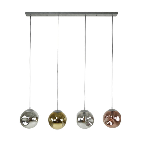 Giga Meubel Hanglamp Stellar - Zilver Metaal - 130x150x25cm - vtwonen shop