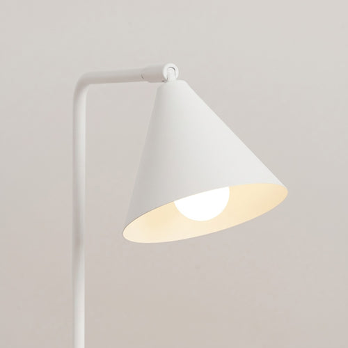 Sollux Lighting Tafellamp NOX wit - 18x18x35cm