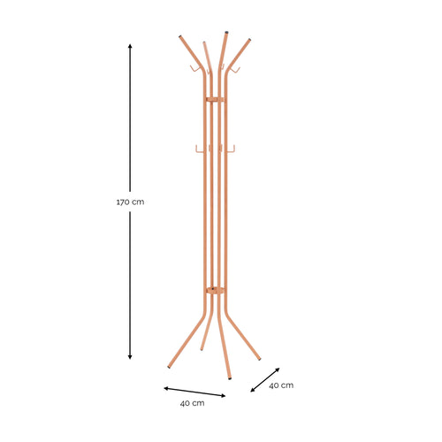 Spinder Design kapstok Jessy - Clay Terra - 12 haken