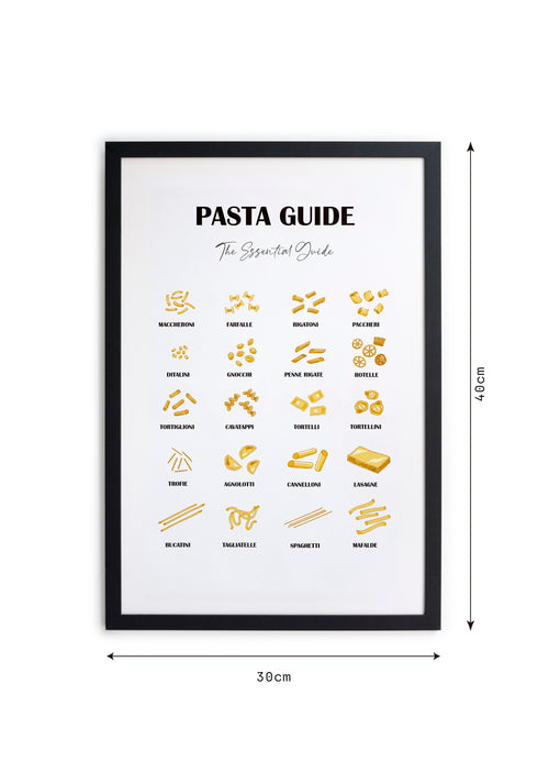 Zwarte lijst met kader 40x30 pastagids - vtwonen shop