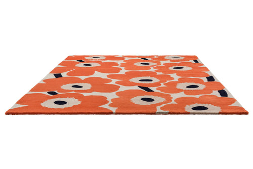 Vloerkleed Marimekko Unikko Orange Red 132403 170x240 cm - vtwonen shop