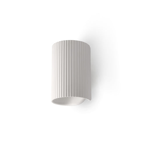 Faro Trama Gips Wandlamp Wit 1x E14
