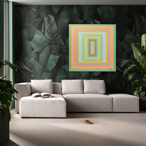 Kare Design Schilderij Tendency 140x140cm oranje - vtwonen shop