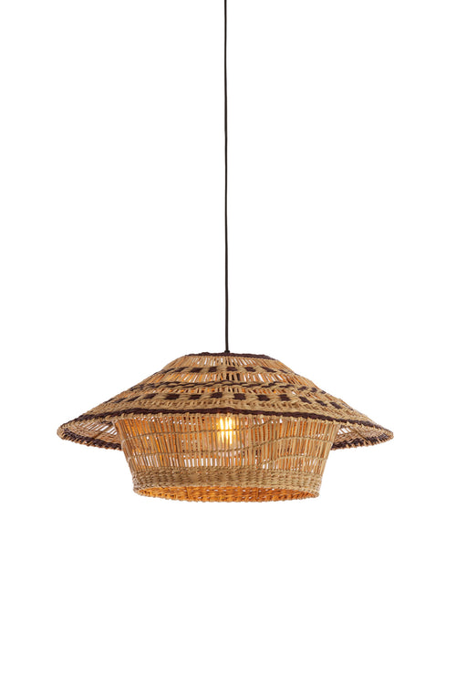 Light & Living hanglamp OWANA - bruin - Ø64x26cm - vtwonen shop