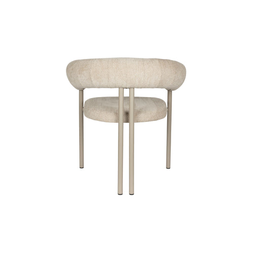 Zuiver Heels Eetkamerstoelen Met Armleuningen Beige - Set van 2