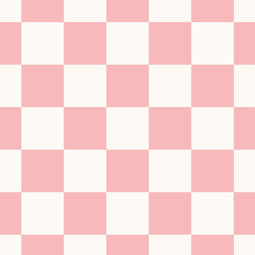 ESTAhome behang geblokt motief roze en wit - 53 cm x 10.05 m - 139998 - vtwonen shop