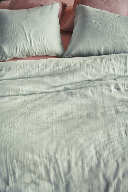 At Home by Beddinghouse Optimism dekbedovertrek - Tweepersoons - 200x200/220 cm - Blauw Grijs - vtwonen shop