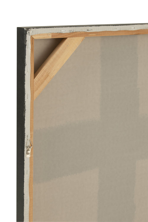 J-Line schilderij Vierkant - canvas - wit/zwart - vtwonen shop