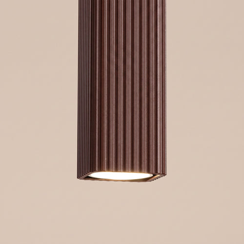 Sollux Lighting Hanglamp RAYO 3P bruin - 20x20x108cm