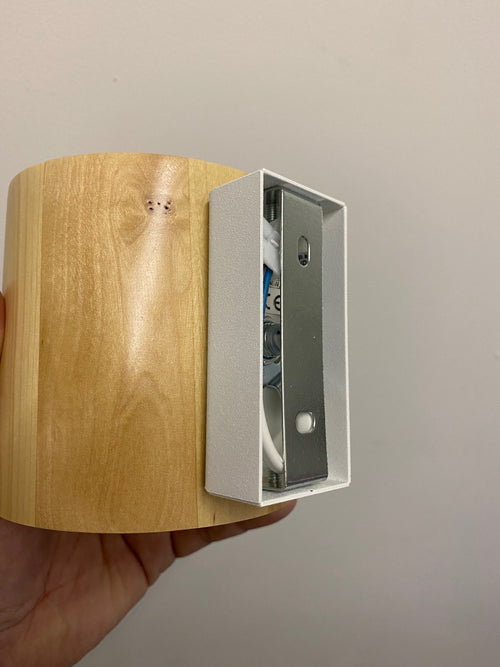 Sollux wandlamp Orbis - 1 lichts - 12  x 10   cm - bruin - vtwonen shop