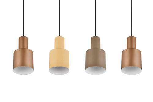 Trio Leuchten hanglamp Agudo - 4 lichts - 80  x 150   cm - zwart