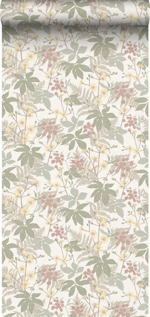 Borastapeter behang bladeren groen - 53 cm x 10.05 m - 660332 - vtwonen shop