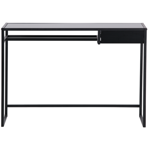 WOOOD bureau met lade Teun  - Metaal - Zwart - 110x76x50 - vtwonen shop