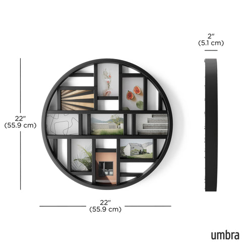 Umbra fotolijst Luna - 56 x 56 x 5 cm - zwart