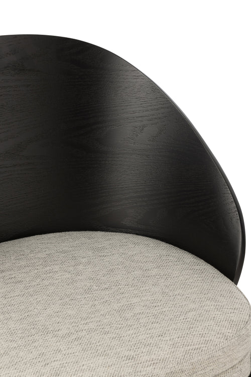 J-Line stoel Lone - multiplex/metaal - zwart/grijs - vtwonen shop