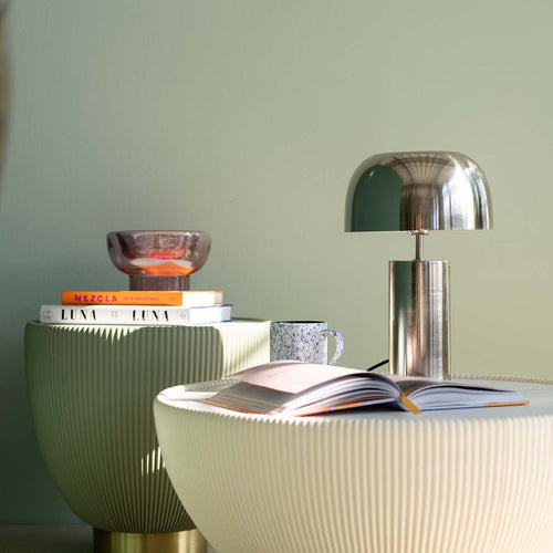 Kare Design Bijzettafel Endless Vegas Ø47cm groen - vtwonen shop