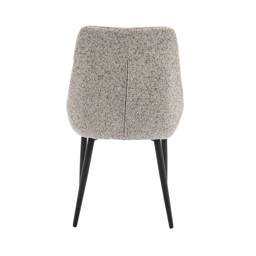 DÉJA Living Eetkamerstoel Malou - Beige/Zwart - Set van 2 - vtwonen shop