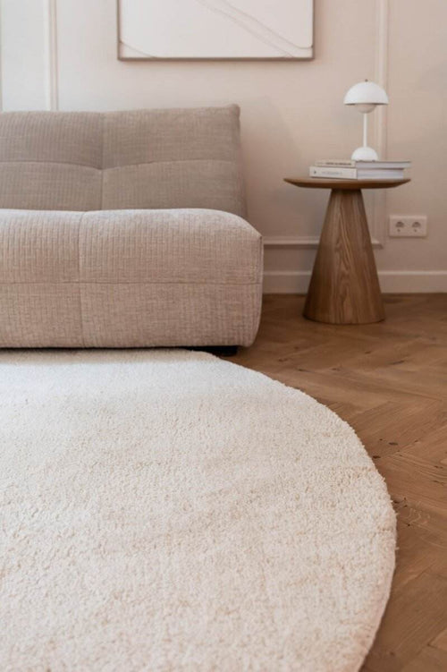 Interieur05 Rond Berber Vloerkleed Ivoor wit Nador - 240 x 240 cm - vtwonen shop