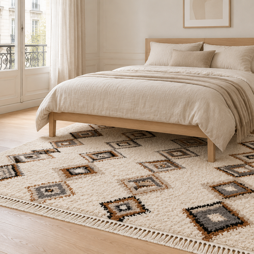 AFK Living vloerkleed Mazagan - zeer zacht - veelkleurig - 160 x 230 cm