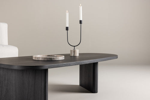 BRAM  salontafel Norrtalje - zwart - 130 x 65 cm