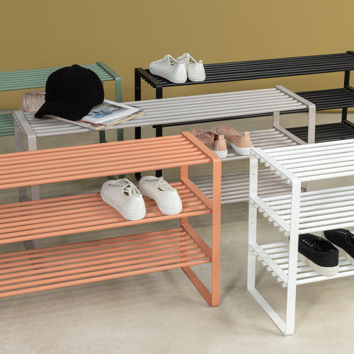 Spinder Design schoenenrek Rex SR 2 - 100 Cm - Dusty Green - 16 paar schoenen - vtwonen shop