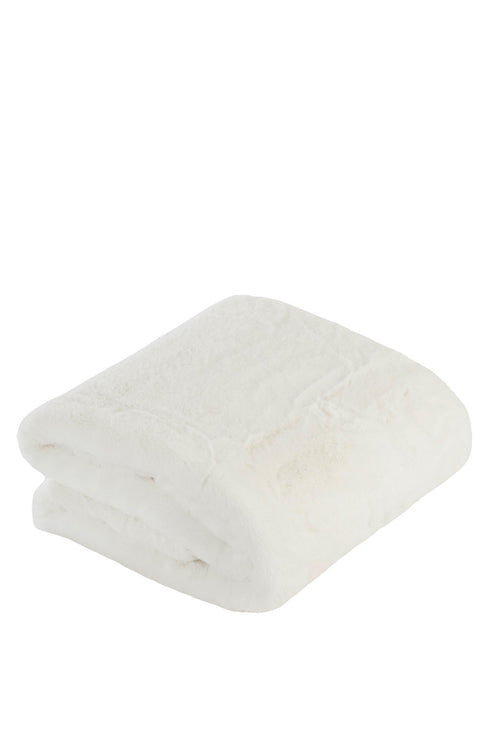 In The Mood Collection Bronte Fleece Deken - L200 x B150 cm - Wit - vtwonen shop