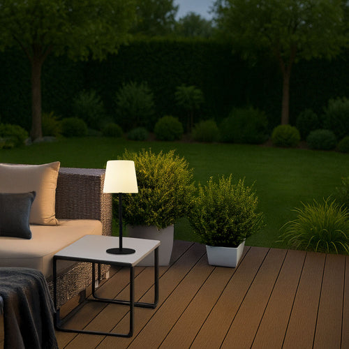 HOME DELUXE LED Solar tafellamp CLARA - Wit, RGB-kleuren