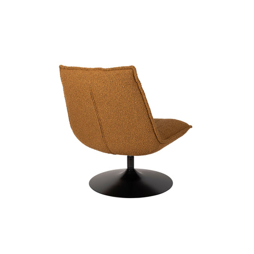 Housecraft living Jax Fauteuil Oker Bouclé - Bruin - vtwonen shop