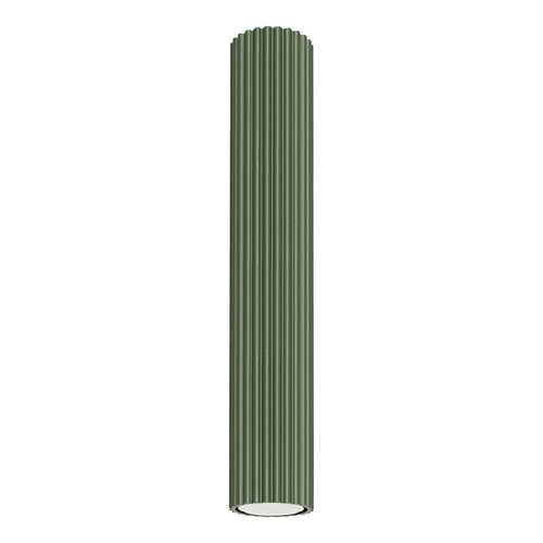 Sollux Lighting Plafondlamp KARBON 40 olijfgroen - 6,5x6,5x40cm