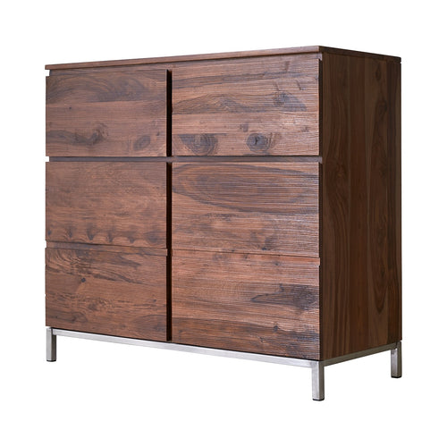 Tikamoon Dressoir van massief palissander 100 cm - Bruin - vtwonen shop