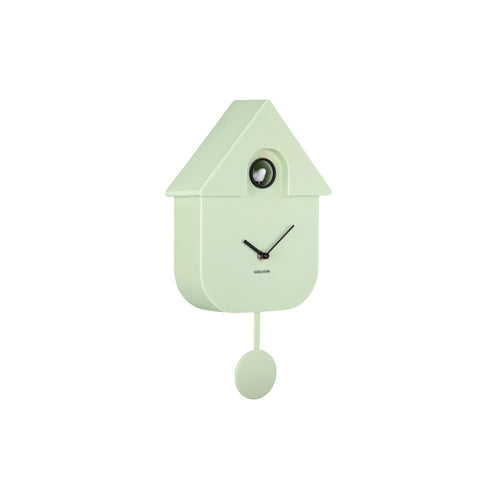 Karlsson wandklok Modern Cuckoo - groen - 8.5x21.5x41cm