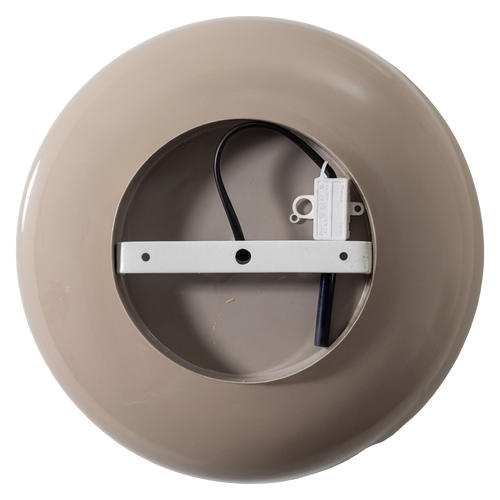 WOOOD wandlamp rond Gloomy - Metaal - Zand - 30x30x13